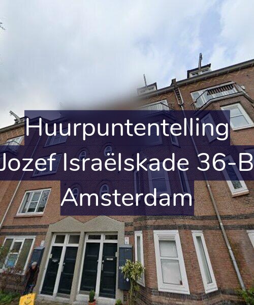Foto gevel Huurpuntentelling voor Jozef Israëlskade 36-B, Amsterdam