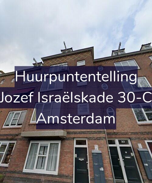 Foto gevel Huurpuntentelling voor Jozef Israëlskade 30-C, Amsterdam