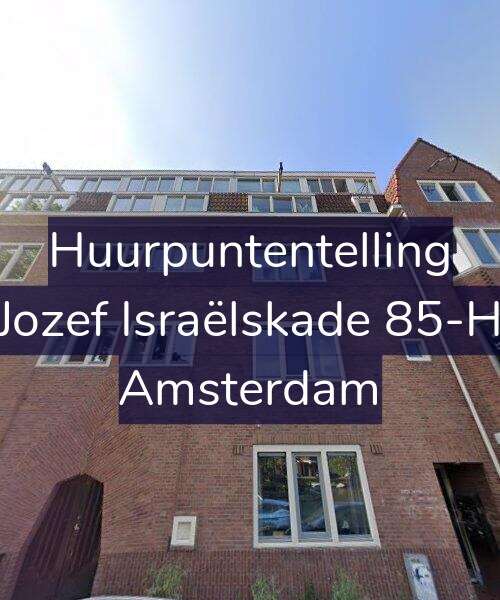Foto gevel Huurpuntentelling voor Jozef Israëlskade 85-H, Amsterdam