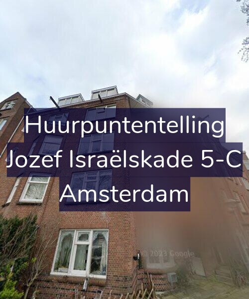 Foto gevel Huurpuntentelling voor Jozef Israëlskade 5-C, Amsterdam