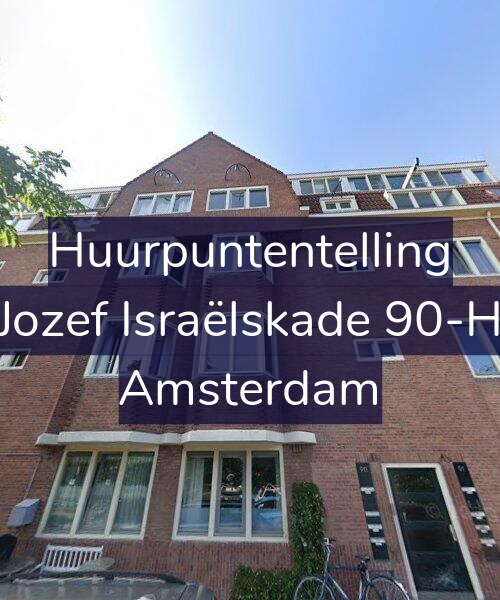 Foto gevel Huurpuntentelling voor Jozef Israëlskade 90-H, Amsterdam