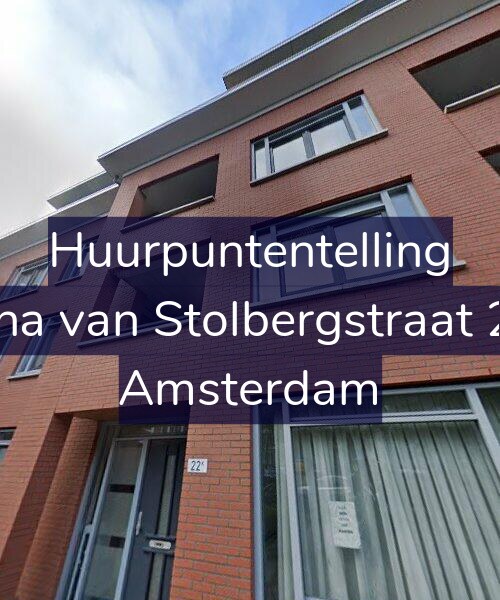 Foto gevel Huurpuntentelling voor Juliana van Stolbergstraat 22-A, Amsterdam