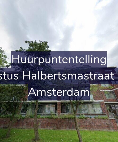 Foto gevel Huurpuntentelling voor Justus Halbertsmastraat 69, Amsterdam