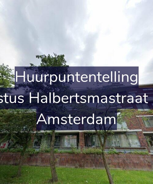 Foto gevel Huurpuntentelling voor Justus Halbertsmastraat 89, Amsterdam