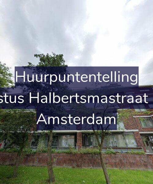 Foto gevel Huurpuntentelling voor Justus Halbertsmastraat 91, Amsterdam