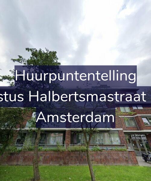 Foto gevel Huurpuntentelling voor Justus Halbertsmastraat 63, Amsterdam
