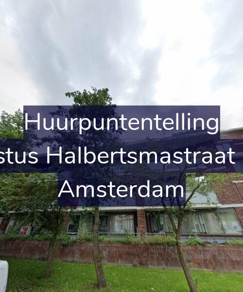 Foto gevel Huurpuntentelling voor Justus Halbertsmastraat 97, Amsterdam