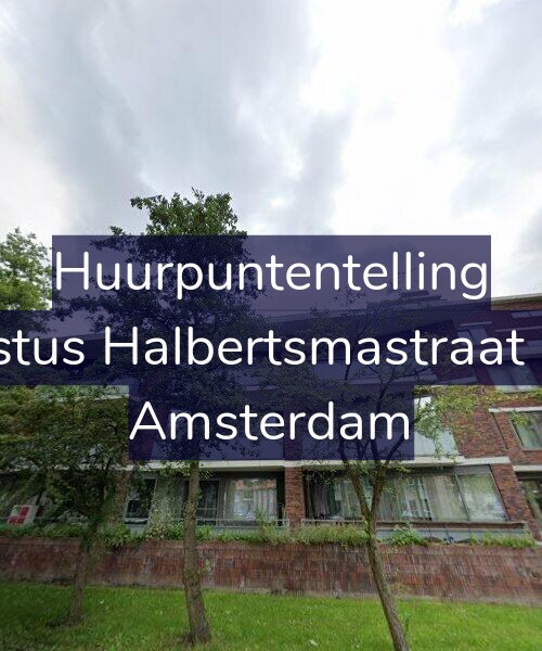 Foto gevel Huurpuntentelling voor Justus Halbertsmastraat 83, Amsterdam