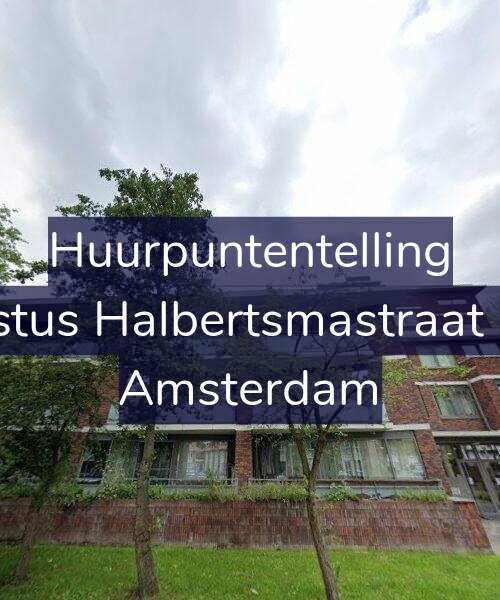 Foto gevel Huurpuntentelling voor Justus Halbertsmastraat 75, Amsterdam