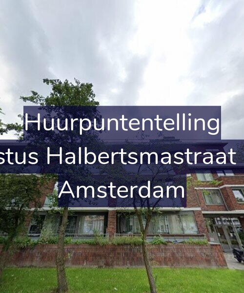 Foto gevel Huurpuntentelling voor Justus Halbertsmastraat 53, Amsterdam