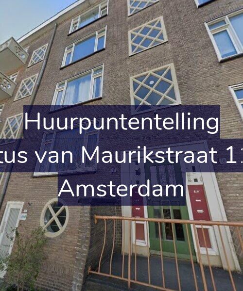 Foto gevel Huurpuntentelling voor Justus van Maurikstraat 11-H, Amsterdam