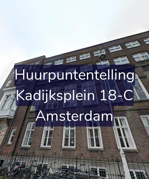Foto gevel Huurpuntentelling voor Kadijksplein 18-C, Amsterdam