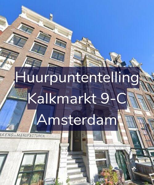Foto gevel Huurpuntentelling voor Kalkmarkt 9-C, Amsterdam