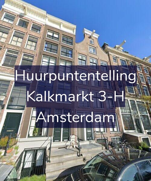 Foto gevel Huurpuntentelling voor Kalkmarkt 3-H, Amsterdam