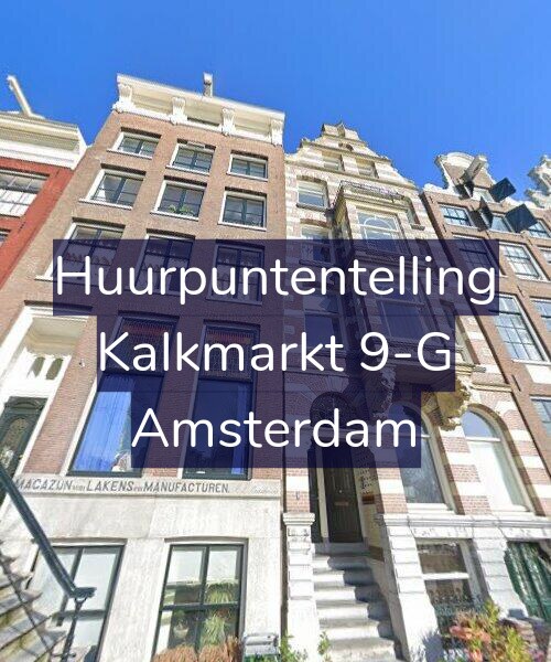 Foto gevel Huurpuntentelling voor Kalkmarkt 9-G, Amsterdam