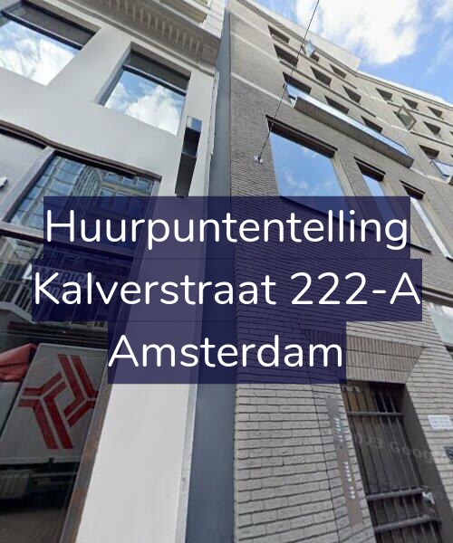 Foto gevel Huurpuntentelling voor Kalverstraat 222-A, Amsterdam