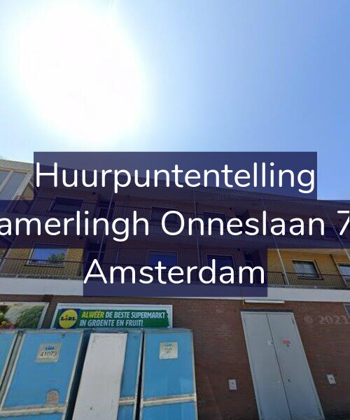 Foto gevel Huurpuntentelling voor Kamerlingh Onneslaan 76, Amsterdam