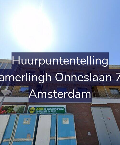 Foto gevel Huurpuntentelling voor Kamerlingh Onneslaan 70, Amsterdam