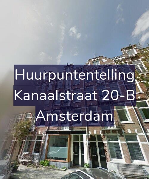 Foto gevel Huurpuntentelling voor Kanaalstraat 20-B, Amsterdam