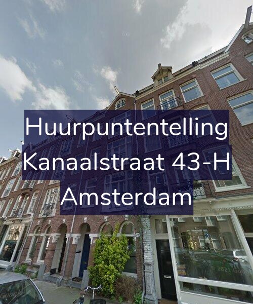 Foto gevel Huurpuntentelling voor Kanaalstraat 43-H, Amsterdam