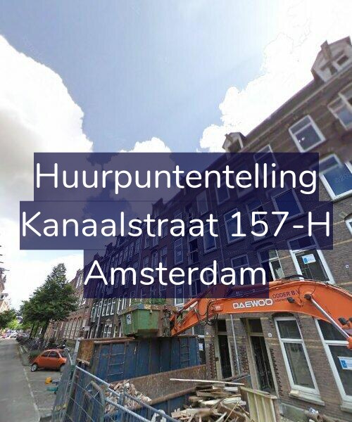 Foto gevel Huurpuntentelling voor Kanaalstraat 157-H, Amsterdam