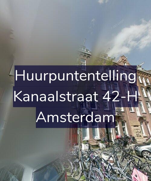 Foto gevel Huurpuntentelling voor Kanaalstraat 42-H, Amsterdam