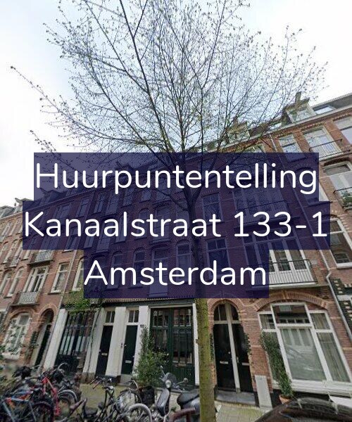 Foto gevel Huurpuntentelling voor Kanaalstraat 133-1, Amsterdam
