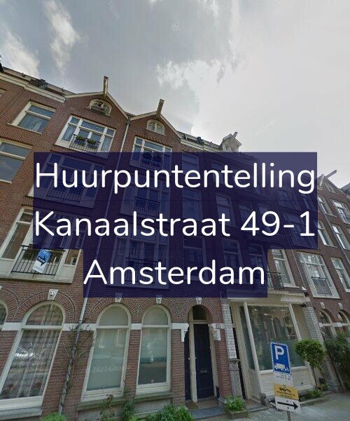 Foto gevel Huurpuntentelling voor Kanaalstraat 49-1, Amsterdam
