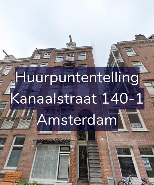 Foto gevel Huurpuntentelling voor Kanaalstraat 140-1, Amsterdam