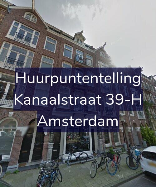 Foto gevel Huurpuntentelling voor Kanaalstraat 39-H, Amsterdam