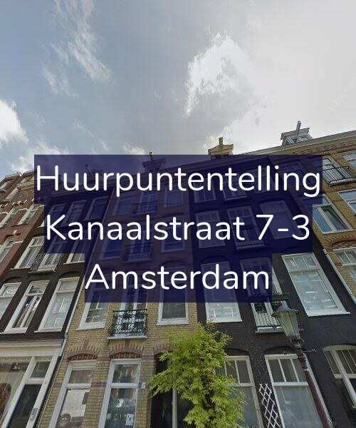 Foto gevel Huurpuntentelling voor Kanaalstraat 7-3, Amsterdam