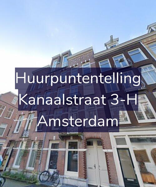 Foto gevel Huurpuntentelling voor Kanaalstraat 3-H, Amsterdam