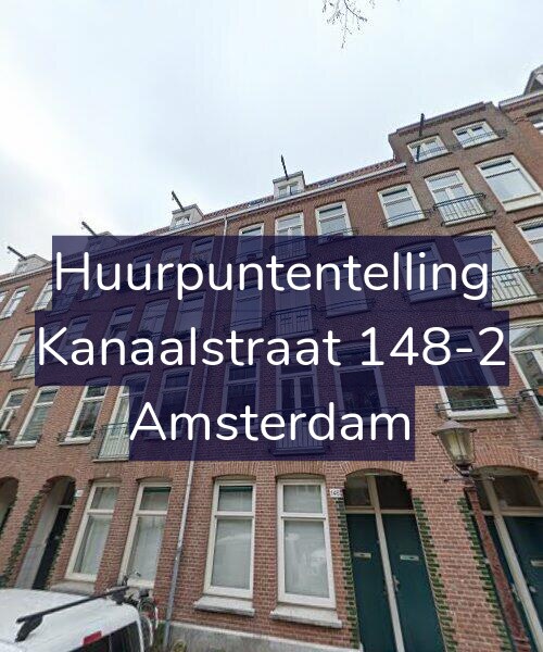 Foto gevel Huurpuntentelling voor Kanaalstraat 148-2, Amsterdam