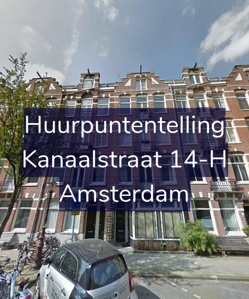 Foto gevel Huurpuntentelling voor Kanaalstraat 14-H, Amsterdam