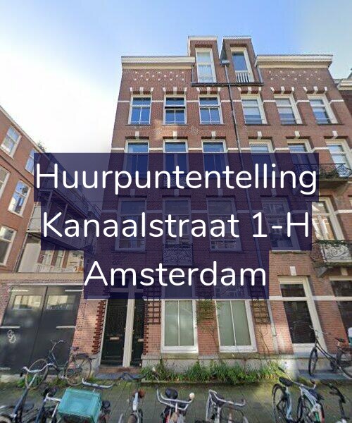 Foto gevel Huurpuntentelling voor Kanaalstraat 1-H, Amsterdam