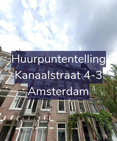 Foto gevel Huurpuntentelling voor Kanaalstraat 4-3, Amsterdam