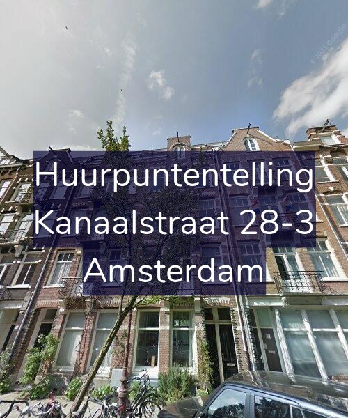 Foto gevel Huurpuntentelling voor Kanaalstraat 28-3, Amsterdam