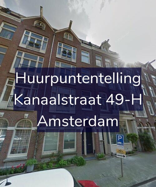 Foto gevel Huurpuntentelling voor Kanaalstraat 49-H, Amsterdam