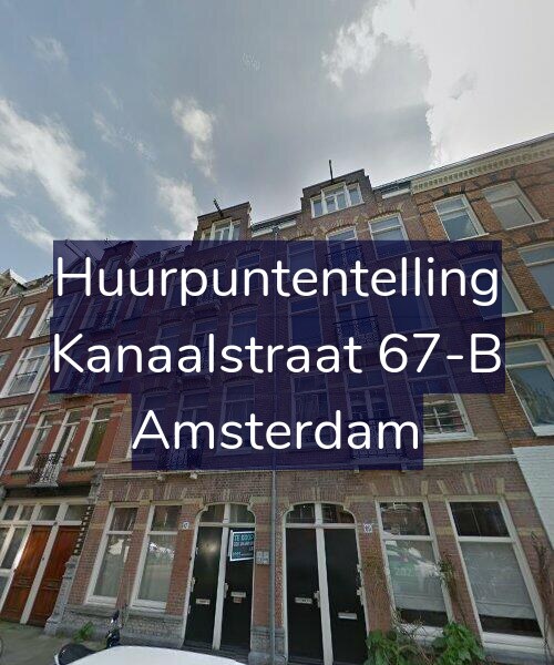 Foto gevel Huurpuntentelling voor Kanaalstraat 67-B, Amsterdam