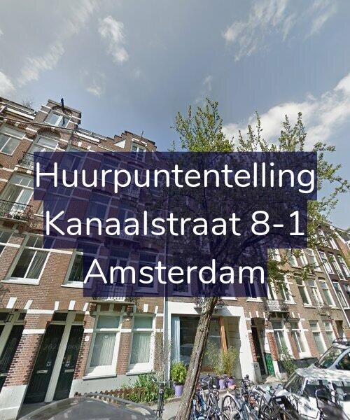 Foto gevel Huurpuntentelling voor Kanaalstraat 8-1, Amsterdam