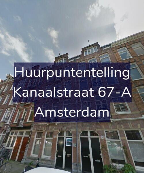 Foto gevel Huurpuntentelling voor Kanaalstraat 67-A, Amsterdam
