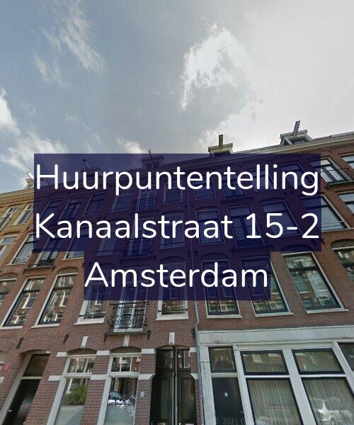 Foto gevel Huurpuntentelling voor Kanaalstraat 15-2, Amsterdam