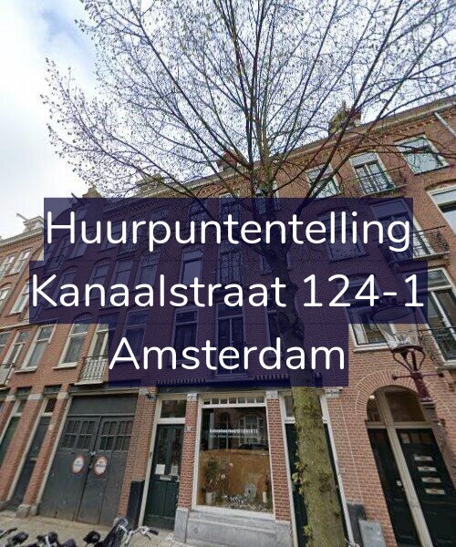 Foto gevel Huurpuntentelling voor Kanaalstraat 124-1, Amsterdam