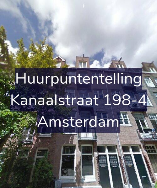 Foto gevel Huurpuntentelling voor Kanaalstraat 198-4, Amsterdam