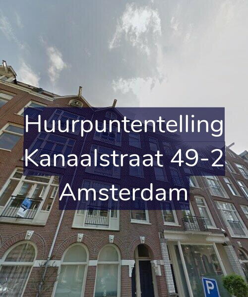 Foto gevel Huurpuntentelling voor Kanaalstraat 49-2, Amsterdam