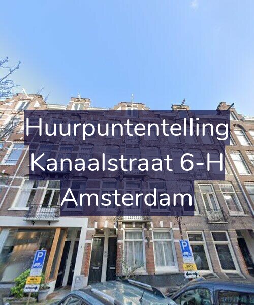 Foto gevel Huurpuntentelling voor Kanaalstraat 6-H, Amsterdam
