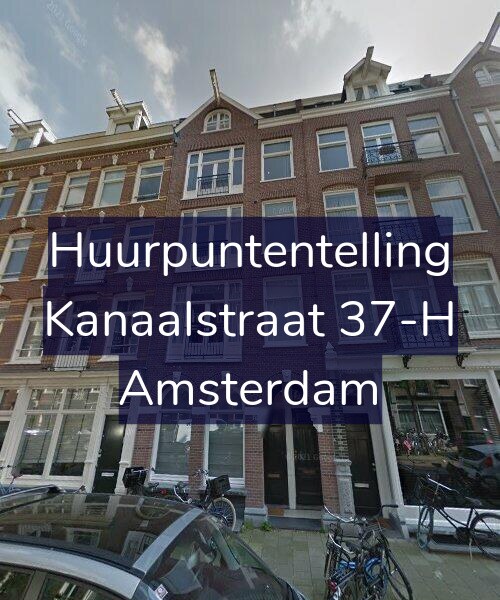 Foto gevel Huurpuntentelling voor Kanaalstraat 37-H, Amsterdam