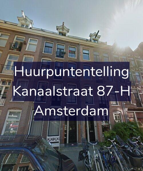Foto gevel Huurpuntentelling voor Kanaalstraat 87-H, Amsterdam