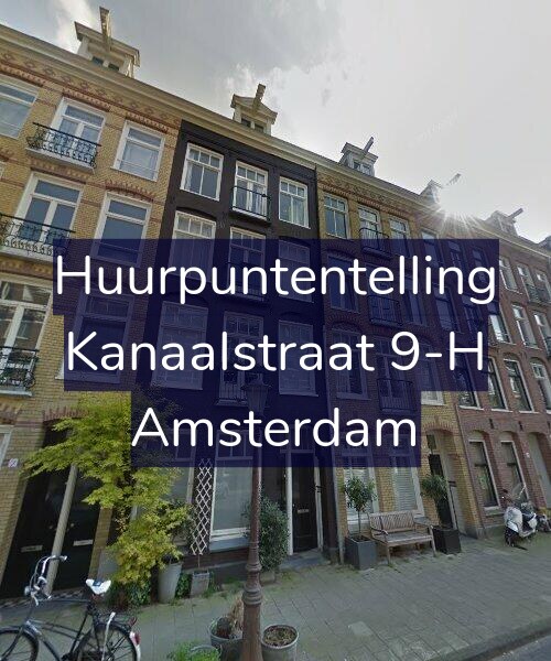 Foto gevel Huurpuntentelling voor Kanaalstraat 9-H, Amsterdam