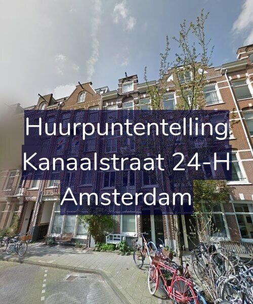 Foto gevel Huurpuntentelling voor Kanaalstraat 24-H, Amsterdam